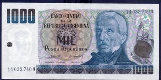 Serie Pesos Argentinos - Billetes Argentinos