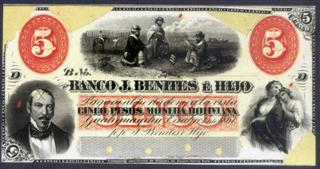 Billetes Argentinos - Entre Ríos - Gualeguaychú - Banco J. Benites e Hijo.