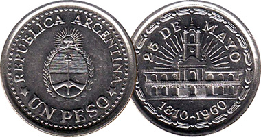 Argentina - 1 - Peso 1960