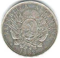 Patacon Argentino - Moneda de Plata